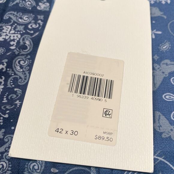 Levi's Bandana Printed Chore/Utilty Stretch Pants Urban Outfitters size 42x30 - Picture 12 of 12